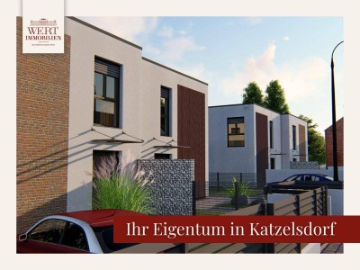Katzelsdorf bei Wr. Neustadt - Doppelhaushälfte mit 4 Zimmern, Garten &amp; 2 Parkplätze inklusive