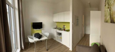 Zentrum: 1 Zimmer Apartment 5 Min vom BHF ­voll möbliert&ausgestattet