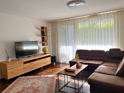 Moderne helle 3,5-Zimmer-Neubauwohnung mit 120 m² privatem Garten im Herzen von Böblingen