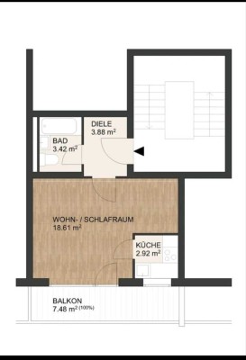 Modern möbliertes Apartment mit Balkon, Einbauküche & Internet in München-Englschalking – sofort ein
