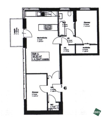 3-Zimmer-Neubau mit Loggia direkt bei der Donau
