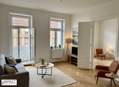 ERSTBEZUG NACH SANIERUNG! 4-ZIMMER-ALTBAU-WOHNUNG MIT LOGGIA IN PERFEKTER LAGE! WG-GEEIGNET!