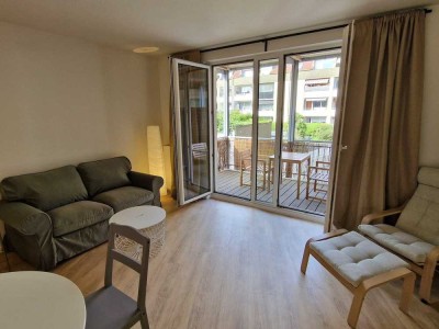 Möblierte 1-Zi. Whg. mit Balkon u. Fahrstuhl - perfekt für Senioren, Singles, Studenten