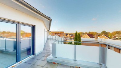 Hochwertige Penthousewohnung zentral in Leer-Loga mit Dachterrasse!