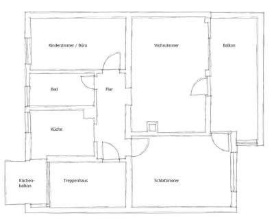 3-Zimmer-Wohnung mit Balkon in Neckarsulm-Amorbach