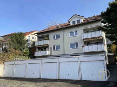 Pfund Immobilien verkauft: Gepflegte 2,5-Zimmerwohnung in Plochingen mit Balkon und Garage.