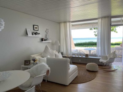 EG- Wohnung, direkte Strandlage, möbliert