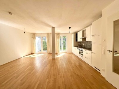 Zentral, ruhig, hochwertig - 1 Zimmerwohnung mit Garten