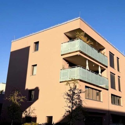 Moderne energiebewusste 4 ZKB-ETW mit West-Loggia in Mannheim Franklin-Anlage.