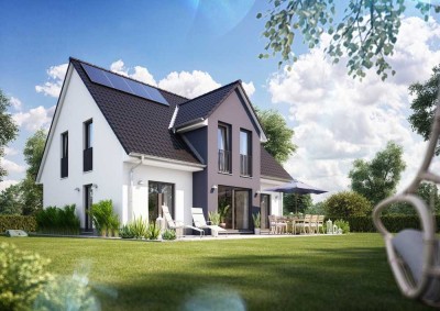 Modernes neu gebautes Landhaus am Waldesrand