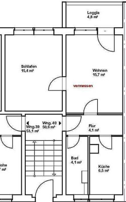 2-Raum-Wohnung --- Bad mit Wanne --- sep. Küche --- Balkon ---