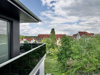 Erstbezug: Exklusives Penthouse mit umlaufender Dachterrasse 'Wohntraum Grüner Bogen'