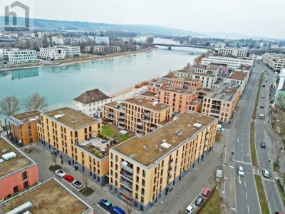 Möblierte 2,5-Zimmer Wohnung mit Balkon und Terrasse in erster Seereihe in Konstanz