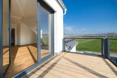 Moderne 2-Zimmer Dachgeschosswohnung in Inning am Ammersee