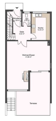 5-Zimmer Reihenmittelhaus mit Garage in Richterich-Berensberg