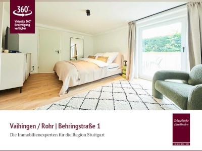 Stylisches 2-Zimmer-Studio, ca. 52 m², voll möbliert, mit Terrasse in Stuttgart