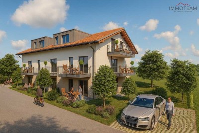 Moderne Neubau-Eigentumswohnung in ruhiger Lage von Kempten - KfW-40 Standard