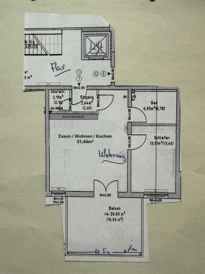 Vermiete 2,5 Zimmer Wohnung im Zentrum von Pfarrkirchen