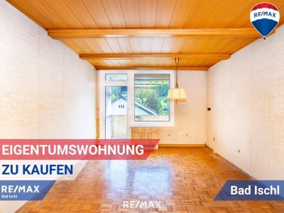 Sanierungsbedürftige 3-Zimmer-Eigentumswohnung mit Loggia und Garage in Bad Ischl – Reiterndorf