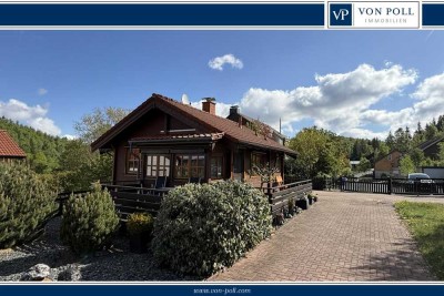 Gemütliches Blockhaus mit herrlichem Ausblick und moderner Ausstattung