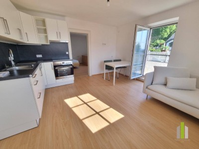 Charmante 2-Zimmer-Wohnung mit Terrasse in Seeham – nur wenige Minuten zum Badestrand!