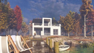 Wohnen im Hampton Stil