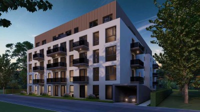 Bester Energiestandard! Moderne 2-Zi-Wohnung mit Balkon und Küche - KFW 40 NH