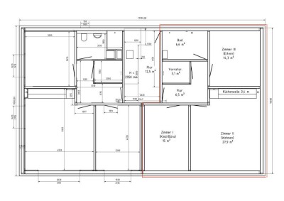 schöne, helle 3-Zimmer - Wohnung mit EBK