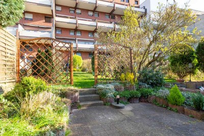 Wohlfühloase in Hamm Mark: 3,5-Zimmer Maisonettewohnung mit Terrasse und Garten!