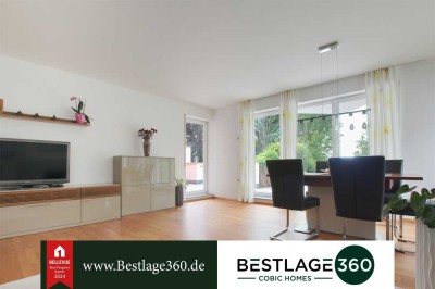 Attraktive 3-Zimmer-Wohnung mit idyllischem Garten und Terrasse in Schwalbach