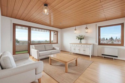 Über den Dächern von Laupheim! Grandiose 3,5 Zimmer Wohnung mit sagenhaftem Weitblick!