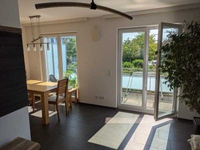 Perfekte Lage und sonniger Balkon mit Weitblick: 3-Zimmer-Wohnung zum Wohlfühlen - Pelletheizung!