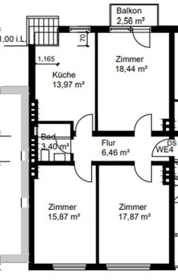 3 Zimmer Wohnung in zentraler Lage in Münster!