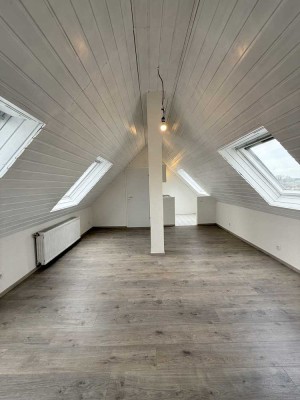 Frisch renovierte 1-Zimmer-Dachgeschosswohnung mit Stellplatz
