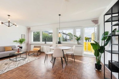Bezugsfrei | Hochwertig sanierte 4 Zimmer Erdgeschosswohnung mit Balkon | nähe Tierpark