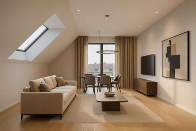 Stilvolle Neubau-Dachgeschosswohnung mit moderner Ausstattung
