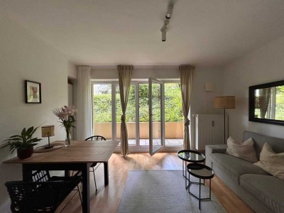 Vollmöblierte 2-Zimmer-Wohnung mit Südterrasse – Pauschalmiete 1.090 €