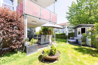 Wohnen mit Gartenidylle – Gepflegte und moderne 3,5-Zimmer-Wohnung in Weinsberg!