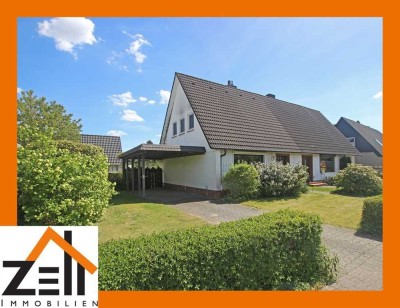 * Gepflegte Haushälfte * EBK * Vollbad * Keller * großer Garten * Carport * uvm. *