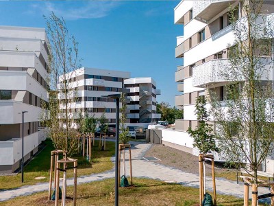 NEUBAU-ERSTBEZUG nahe Peißnitz! 3 ZKB & Balkon, Smart-Home, Barrierefrei, bodengl. Dusche, LIFT, TG