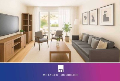 Moderne 3,5-Zimmer-Wohnung mit Balkon und attraktivem Wohnkonzept