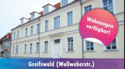 "NEU" Schöne & bezahlbare Wohnung "Junge Pflege" Mitten in Greifswald