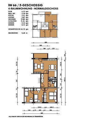 Kleine gemütliche 4 Zimmer Wohnung ab Februar 2025! Aufzug im Haus