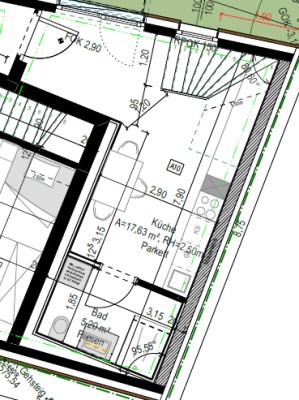 Stylische Maisonette in zentrumsnähe: 2 Zimmer-Wohnung im Studio 68