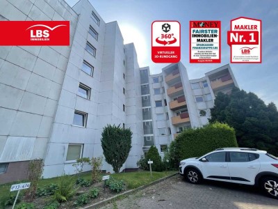 Stadtnah mit Blick ins Grüne - 2 Zimmer Wohnung mit Balkon und Stellplatz