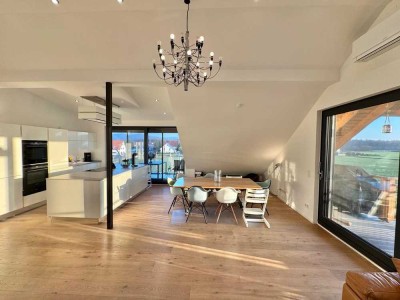 Lichtdurchflutete Dachgeschosswohnung in Feldrandlage Zwingenberg