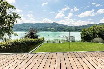 Traumhaftes Luxus-Apartment direkt am Wörthersee inklusive Liegeplatz für Motorboot und Tiefgarage