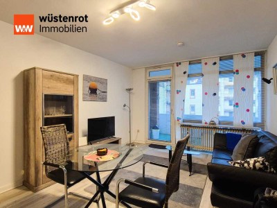 Attraktive, 1,5-Zimmer-Wohnung mit Balkon, gut angebunden, in ruhiger Lage von Frankfurt-Niederrad