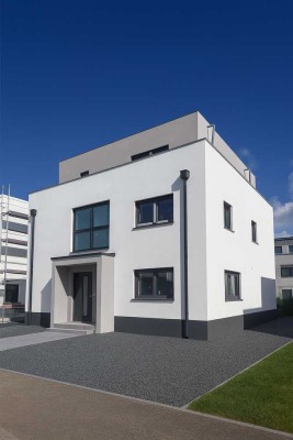 Erstbezug mit Stil – außergewöhnliche Maisonettewohnung mit umlaufender Terrasse in Nörvenich