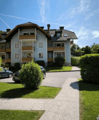 Moderne 2-Zimmer Neubau-Wohnung mit Balkon und Garage in zentrumsnähe Seeboden